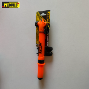 inflador NARANJA mini a gatillo 2 valvulas