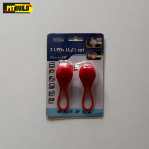 LUZ BICI X2 GOMA AZUL