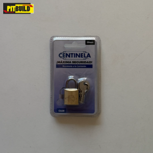 Candado bronce 20mm Doble traba CENTINELA