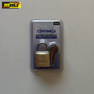 Candado bronce 30mm Doble traba CENTINELA