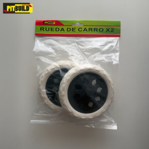 Ruedas de compra x2 blister
