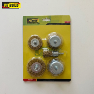 cepillos x5 p/taladro